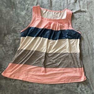 SHEIN Pink and Gray Top